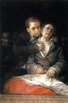 Goya à la présence du Docteur Arrieta Francisco de Goya Peinture à l'huile